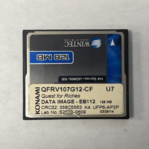 Game Software For Konami Games, Game Name: Quest For Riches, GETT Part Number: SFT-KON-318