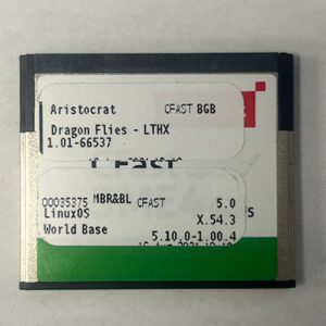 Game Software For Aristocrat Game Technologies, Game Name: Dragon Flies - LTHX, GETT Part Numbers: SFT-ARI-237