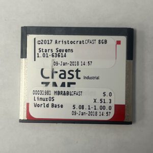 Game Software For Aristocrat Game Technologies, Game Name: Stars Seven, GETT Part Number: SFT-ARI-245