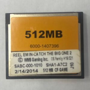 Game Software For WMS Gaming Inc., Game Name: Reel Em In-Catch The Big One 2, GETT Part Number: SFT-WMS-330
