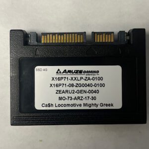 Half Slim Type SSD For Aruze Gaming America, Game Name: Ca$h Locomotive Mighty Greek, GETT Part Number: HSSD-ARZ-111