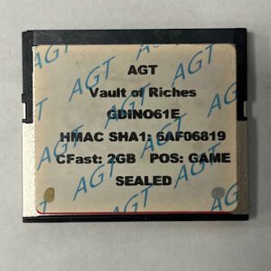 Game Software For Ainsworth Game Technologies, Game Name: Vault Of Riches, GETT Part Number: SFT-AIN-137