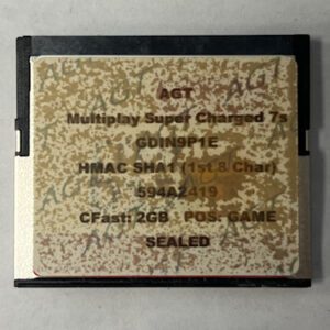Game Software For Ainsworth Technologies, Game Name: Multiplay Super Charged 7's, GETT Part Number: SFT-AIN-132