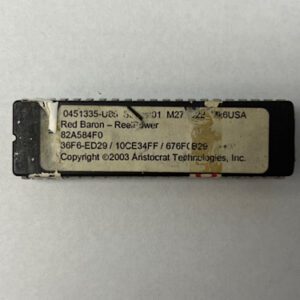 Bios Rom For Aristocrat Game Technologies, Game Name: Red Baron - ReelPower, GETT Part Number: BIO-ARI-271