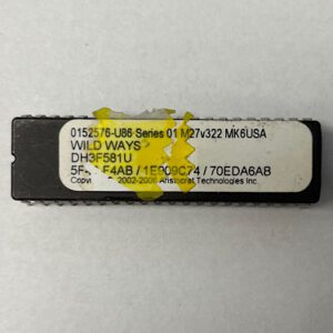 Bios Rom For Aristocrat Game Technologies, Game Name: Wild Ways, GETT Part Number: BIO-ARI-280