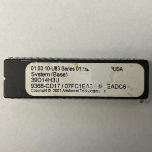 System (Base) Bios Rom For Aristocrat Game Technologies, Part Numbers: 01.03.10-U83, GETT Part Number: BIO-ARI-291