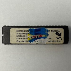Bios Rom For Aristocrat Game Technologies, Game Name: Arabian Nights, Part Numbers: 0151356-U72, GETT Part Number: BIO-ARI-296