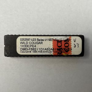 Bios Rom For Aristocrat Game Technologies, Game Name: Wild Cougar, Part Numbers: 0252597-U23, GETT Part Number: BIO-ARI-287