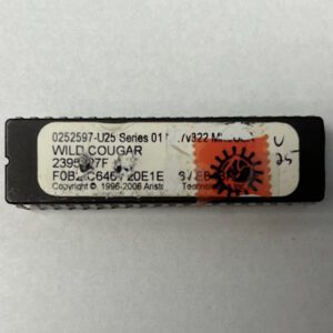 Bios Rom For Aristocrat Game Technologies, Game Name: Wild Cougar, Part Numbers: 0252597-U25, GETT Part Number: BIO-ARI-289