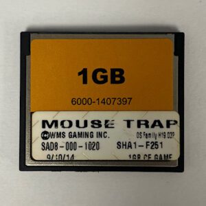 Game Software For WMS Gaming Inc., Game Name: Mouse Trap, GETT Part Number: SFT-WMS-345