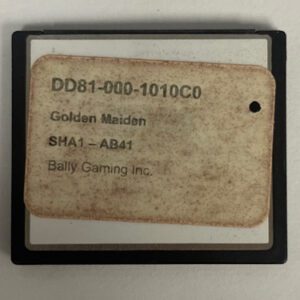 Game Software For WMS Gaming Inc., Game Name: Golden Maiden, GETT Part Number: SFT-WMS-346
