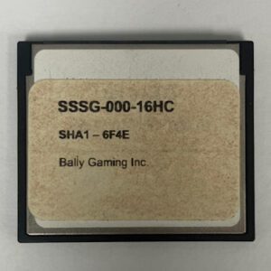 Operating System For WMS Gaming Inc., Part Numbers: SSSG-000-16HC, GETT Part Number: OS-WMS-177