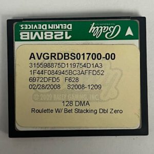 Game Software For Bally Gaming, Game Name: Roulette W/ Bet Stacking Dbl Zero, GETT Part Number: SFT-BLY-369