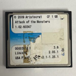 Game Software For Aristocrat, Game Name: Attack Of The Monsters, GETT Part Number: SFT-ARI-254