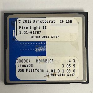 Game Software For Aristocrat, Game Name: Fire Light II, GETT Part Number: SFT-ARI-255