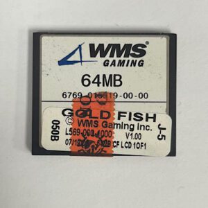 Game Software For WMS Gaming Inc., Game Name: Gold Fish, GETT Part Number: SFT-WMS-351