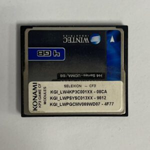 Game Software For Konami Games, Part Numbers: KGI_LW4KP3C001XX - 08CA, GETT Part Number: SFT-KON-324