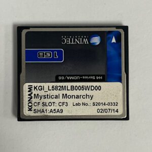 Game Software For Konami Games, Game Name: Mystical Monarchy, GETT Part Number: SFT-KON-325