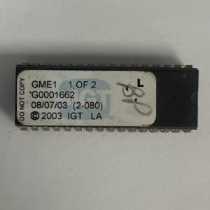 Bios Rom For IGT, Part Numbers: GME1, G0001662, 1 OF 2, GETT Part Number: BIO-IGT-494