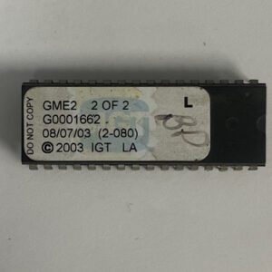 Bios Rom For IGT, Part Numbers: GME2, G0001662, 2 OF 2, GETT Part Number: BIO-IGT-495