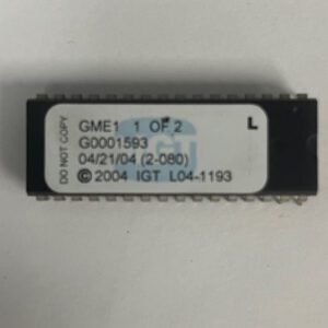 Bios Rom For IGT, Part Numbers: GME1, G0001593, 1 OF 2, GETT Part Number: BIO-IGT-500