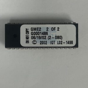 Bios Rom For IGT, Part Numbers: GME2, G0001486, 2 OF 2, GETT Part Number: BIO-IGT-503