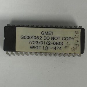 Bios Rom For IGT, Part Number: GME1, G0001062, L01-1474, 1 OF 2, GETT Part Number: BIO-IGT-506