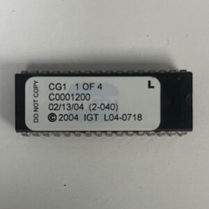 Bios Rom For IGT, Part Number: CG1, L04-0718, C0001200, 1 OF 4, GETT Part Number: BIO-IGT-514