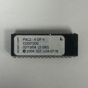 Bios Rom For IGT, Part Number: PXL2, L04-0718, C0001200, 4 OF 4, GETT Part Number: BIO-IGT-517