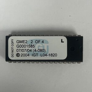 Bios Rom For IGT, Part Numbers: GME2, L04-1820, G0001585, 2 OF 4, GETT Part Number: BIO-IGT-519