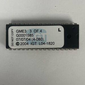 Bios Rom For IGT, Part Numbers: GME3, L04-1820, G0001585, 3 OF 4, GETT Part Number: BIO-IGT-520