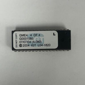Bios Rom For IGT, Part Numbers: GME4, L04-1820, G0001585, 4 OF 4, GETT Part Number: BIO-IGT-521