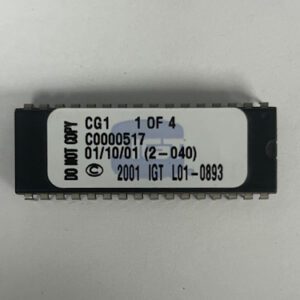 Bios Rom For IGT, Part Numbers: CG1, C0000517, L01-0893, 1 OF 4, GETT Part Number: BIO-IGT-522