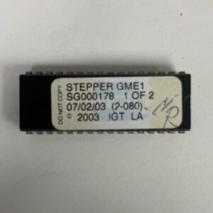 Stepper GME2 Bios Rom For IGT, Part Number: SG000248, 2 OF 2, GETT Part Number: BIO-IGT-579