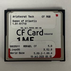 Game Software For Aristocrat, Game Name: Queen Of Atlantis, Part Numbers: 1.01-61710, GETT Part Number: SFT-ARI-259
