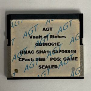 Game Software For Ainsworth, Vault Of Riches, GDIN061E, GETT Part Number: SFT-AIN-141