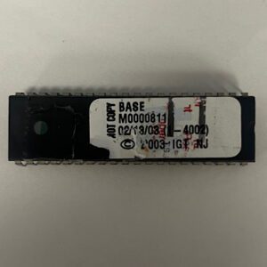 Base Bios Rom For IGT, Part Numbers: M0000811, GETT Part Number: BIO-IGT-604
