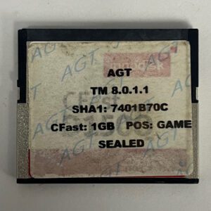 Game Software For Ainsworth Game Technology, Part Number: SHA1: 7401B70C, GETT Part Number: SFT-AIN-148