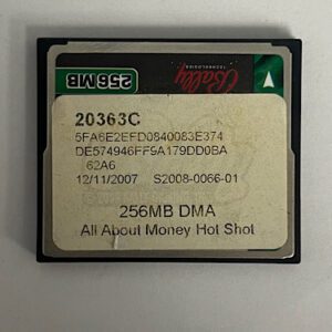 Game Software For Bally Technologies, Game Name: All About Money Hot Shot, GETT Part Number: SFT-BLY-377