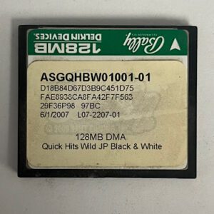Game Software For Bally Technologies, Game Name: Quick Hit Black & White Wild Jackpot, GETT Part Number: SFT-BLY-382