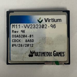 Rev 96 Software For Everi, Part Numbers: M11-VV232302-96, GETT Part Number: SFT-EVE-142