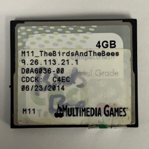 Game Software For Multimedia Games, Game Name: M11_TheBirdsAndTheBees, GETT Part Number: SFT-MMG-124