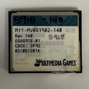 Operating System For Multimedia Games, REV 140, GETT Part Number: SFT-MMG-125