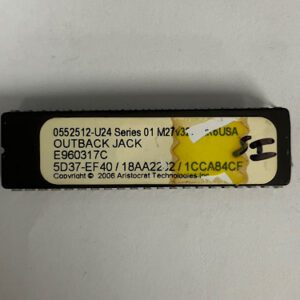 Bios Rom For Aristocrat Technologies, Game Name: Outback Jack, Part Numbers: 0552512-U24, GETT Part Number: Bio-Ari-309