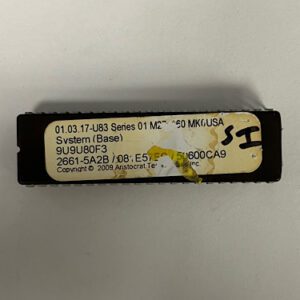 System (Base) Bios Rom For Aristocrat Technologies, Part Numbers: 01.03.17-U83, GETT Part Number: Bio-Ari-365
