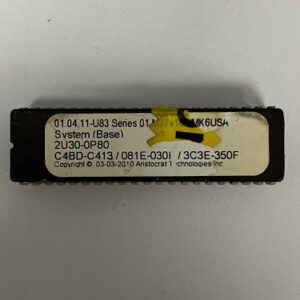 System (Base) Bios Rom For Aristocrat Technologies, Part Numbers: 01.04.11-U83, GETT Part Number: Bio-Ari-369