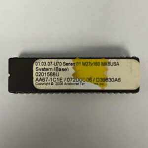 System (Base) Bios Rom For Aristocrat Technologies, Part Numbers: 01.03.07-U70, GETT Part Number: Bio-Ari-370