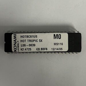 Bios Rom For Konami Games, Game Name: Hot Tropic 5x, Part Numbers: K2: 4725, M0, GETT Part Number: Bio-Kon-316