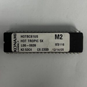 Bios Rom For Konami Games, Game Name: Hot Tropic 5x, Part Numbers: K2: 53C4, CS: 23D3, M2, GETT Part Number: Bio-Kon-318