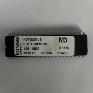 Bios Rom For Konami Games, Game Name: Hot Tropic 5x, Part Numbers: K2: 8FA7, CS: DC36, M3, GETT Part Number: Bio-Kon-319